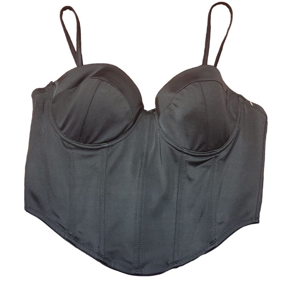 Sexy Lingerie Corset Crop Top Sz M